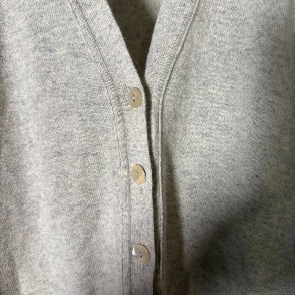 Malo 100% Cashmere Cardigan & Short Sleeve Sweater Set Oatmeal Size Medium - Picture 9 of 14